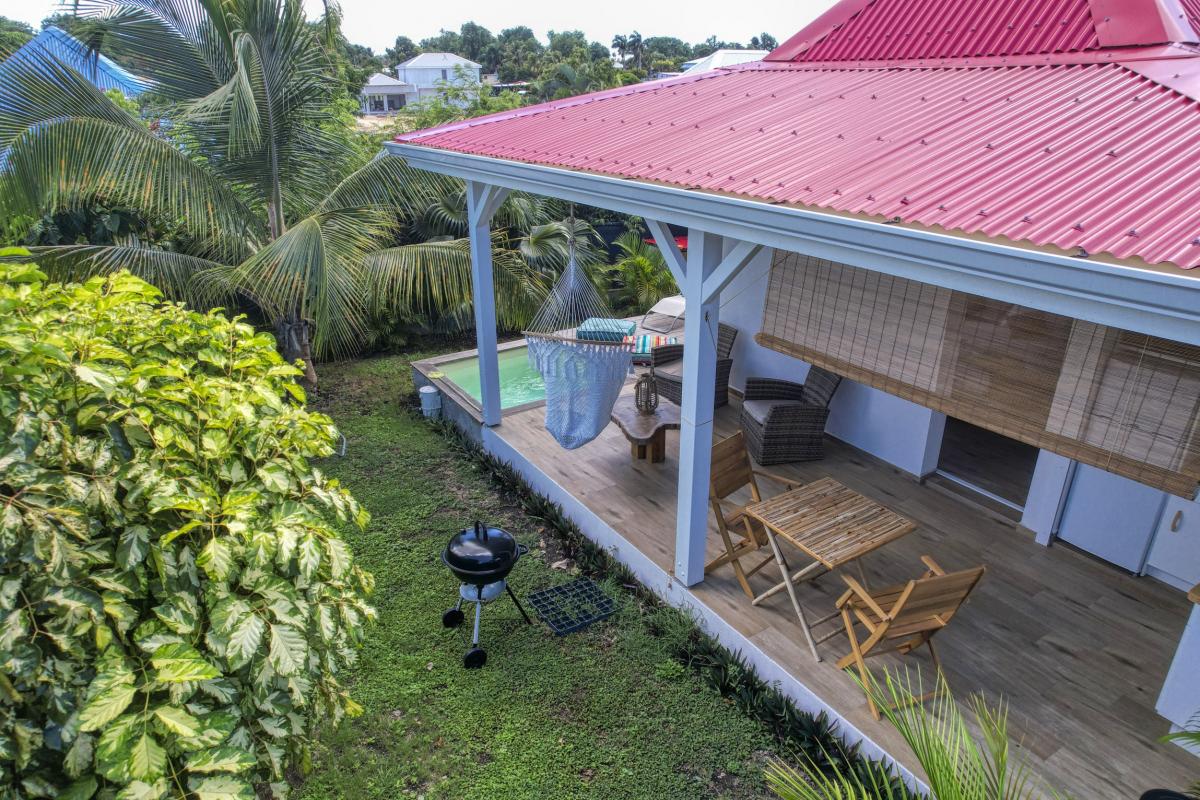 13 Location Villa 1 chambre Saint François Guadeloupe-vue du ciel